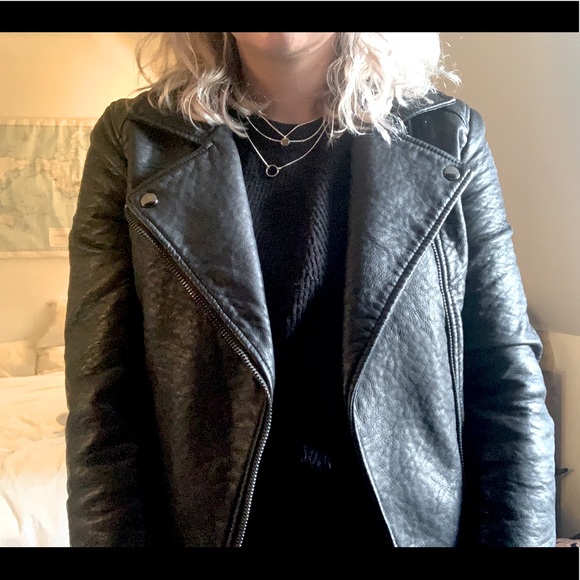 Forever 21 Faux Pebbled Leather Jacket - Picture 5 of 5
